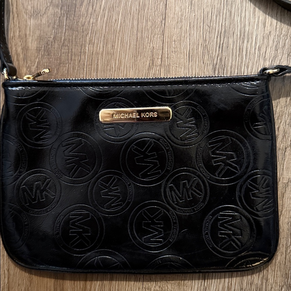Michael Kors Patient leather small crossbody bag